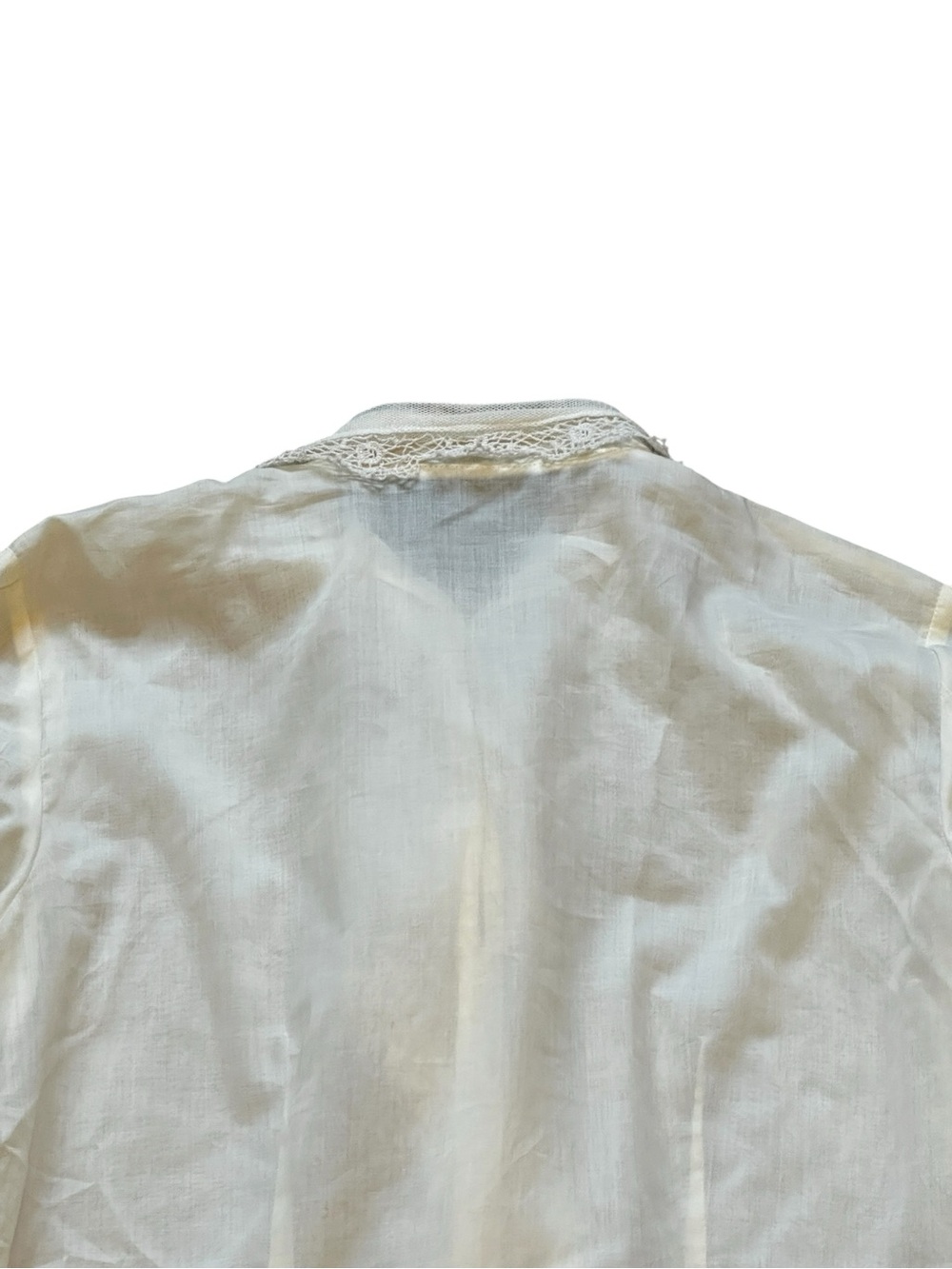Ralph Lauren Victorian Blouse Lace Ruffles Bell Sleeve Feminine Romantic Cottage - Picture 6 of 8